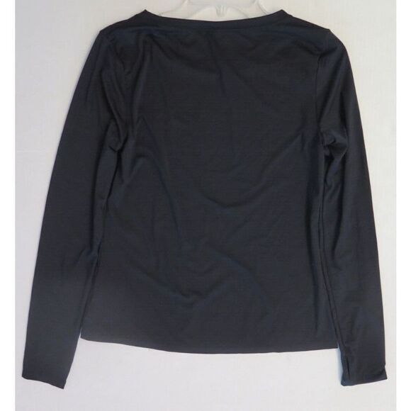 Fabletics LS2146119-0001 Women's Sz M Black Blake Dry-Flex Long Sleeve T-Shirt - Picture 6 of 6